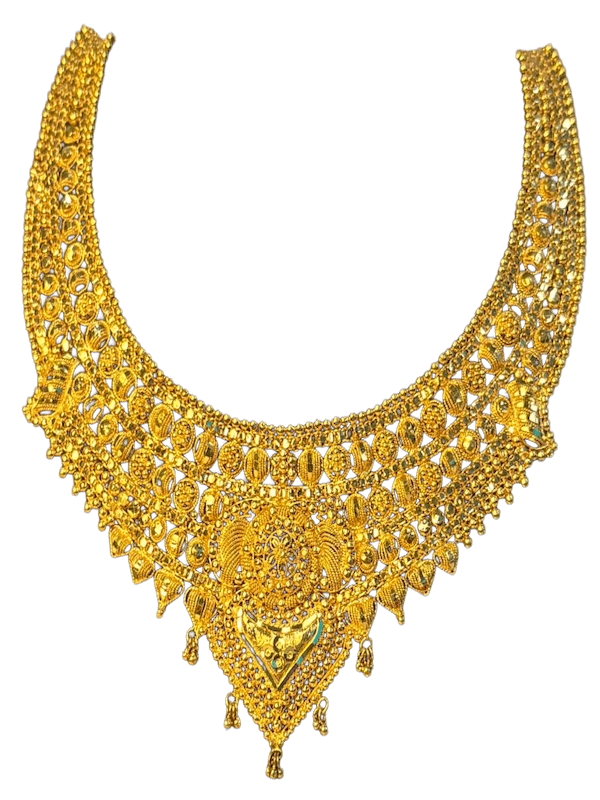 Rajsi Mayur Kundan Drop Necklace