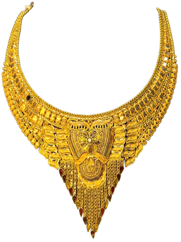 Rajvanshi Cascade Temple Necklace