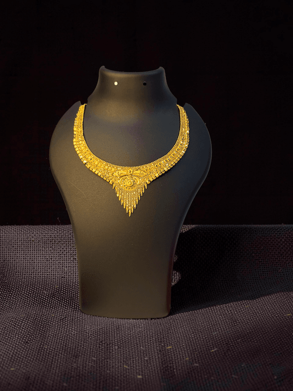 Triveni Drop Motif Necklace - Thumbnail 2
