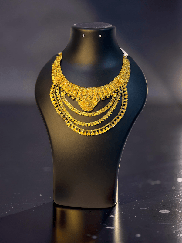 Rajwanshi Layered Bridal Gol Haar - Thumbnail 3