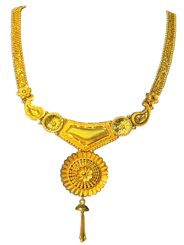 Surmayi Floral Drop Gol Haar - Image 1