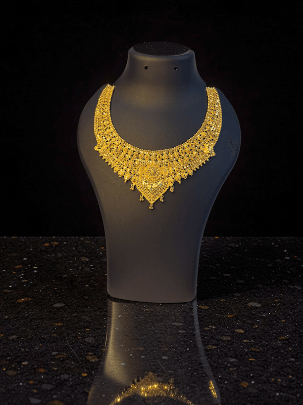 Rajsi Mayur Kundan Drop Necklace - Thumbnail 2