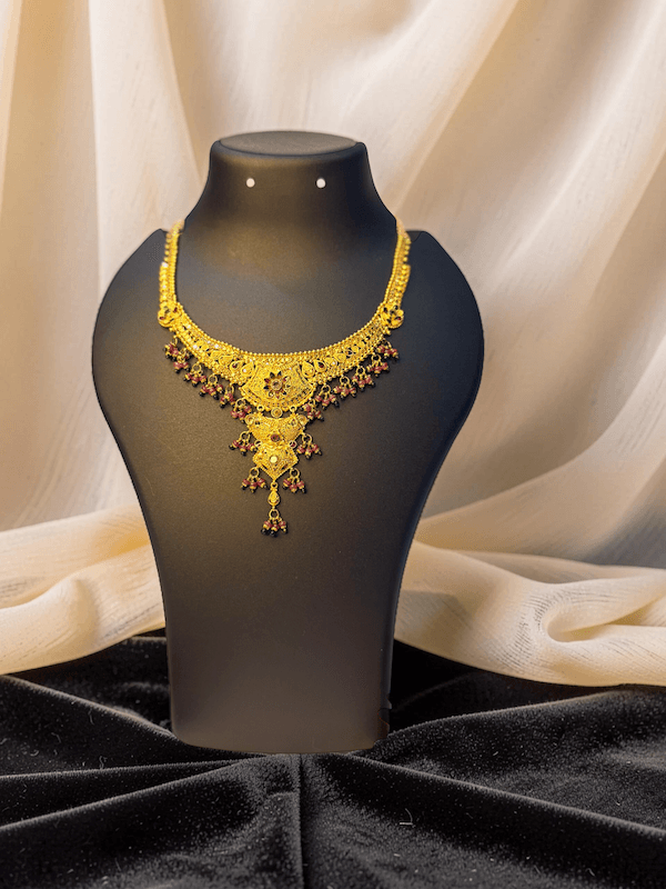 Meenakari Drop Pendant Necklace - Thumbnail 2