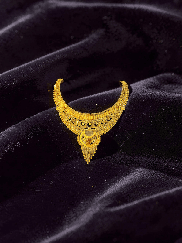 Chandrarekha Layered Drop Necklace - Thumbnail 2