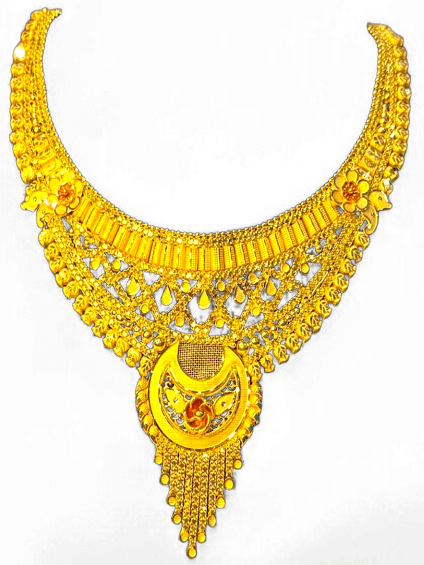 Chandrarekha Layered Drop Necklace - Thumbnail 3