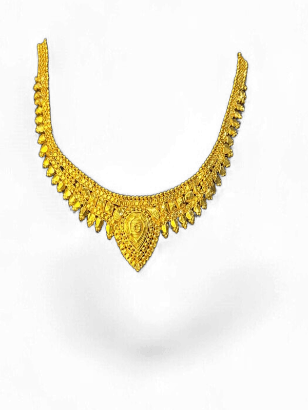 Vamika Round Nakshi Drop Necklace - Thumbnail 3