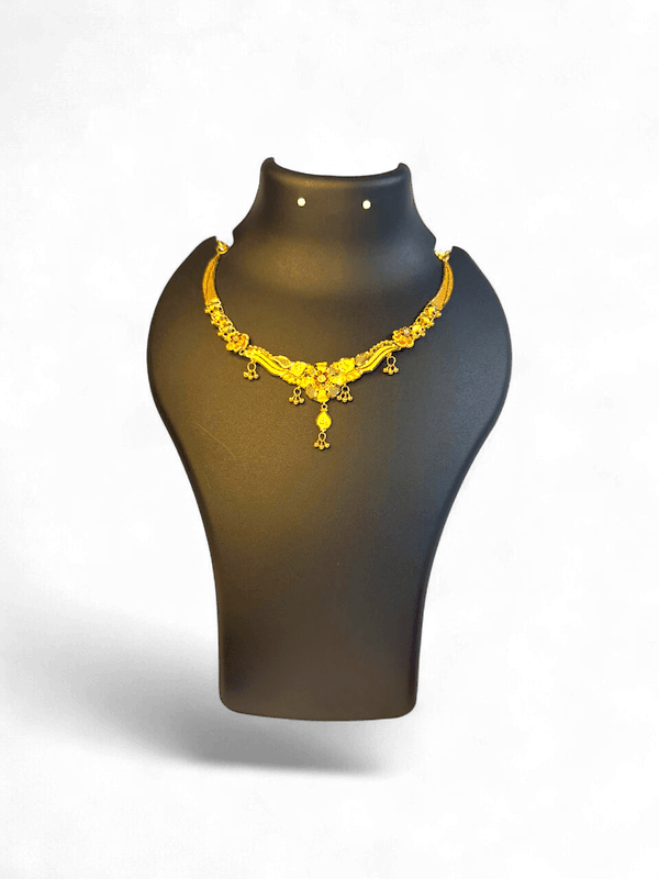 Ruchira Floral Drop Necklace - Thumbnail 3