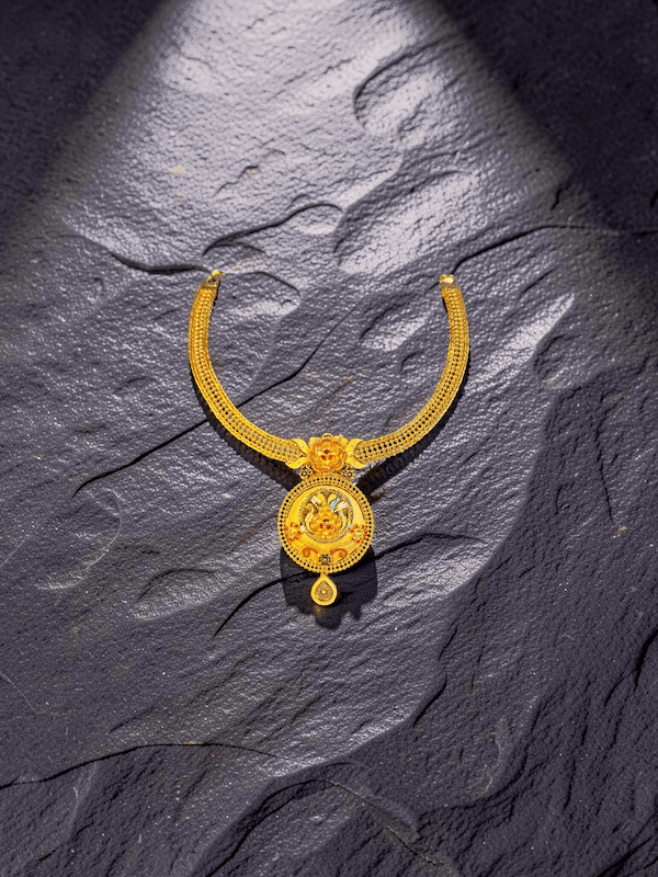 Padmika Meenakari Pendant Necklace - Thumbnail 2