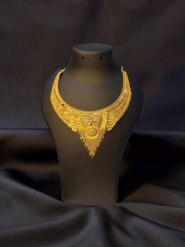 Rajvanshi Cascade Temple Necklace - Thumbnail 3