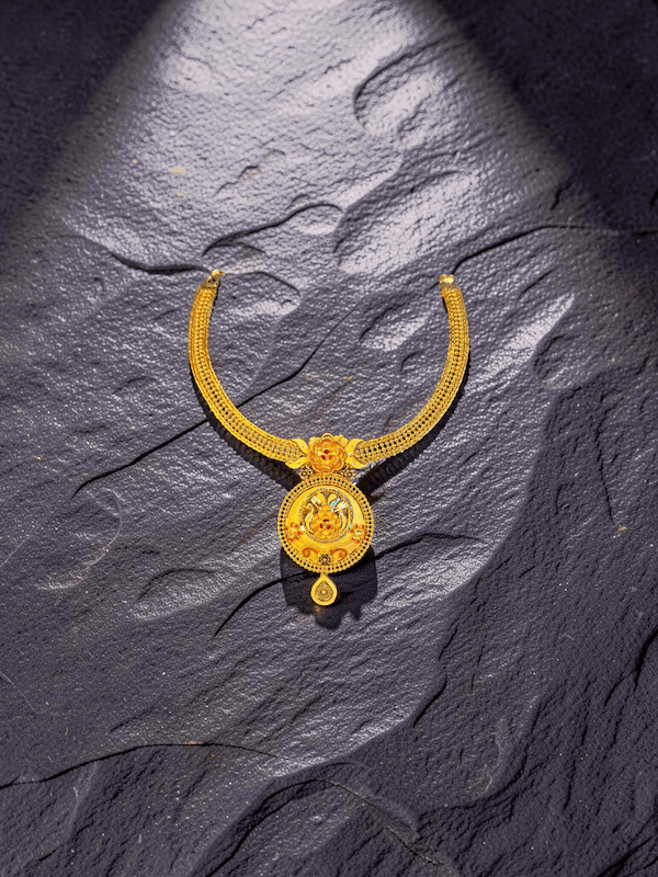 Padmika Meenakari Pendant Necklace - Thumbnail 2