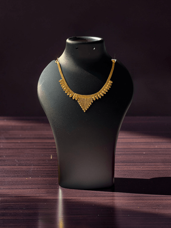 Vanshika Fringe Drop Necklace - Thumbnail 2