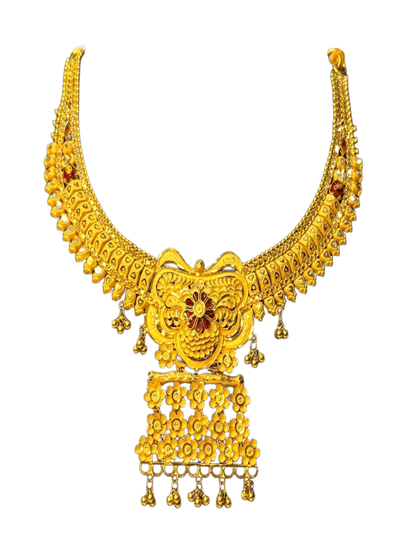 Rajsi Floral Pendant Necklace - Image 1
