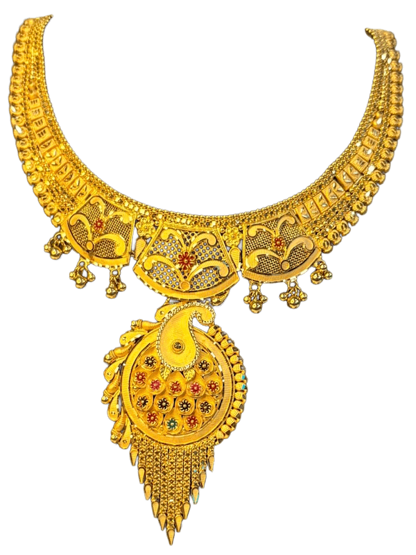 Morika Peacock Pendant Gol Haar - Image 1