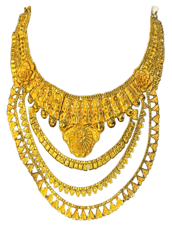 Rajwanshi Layered Bridal Gol Haar - Image 1