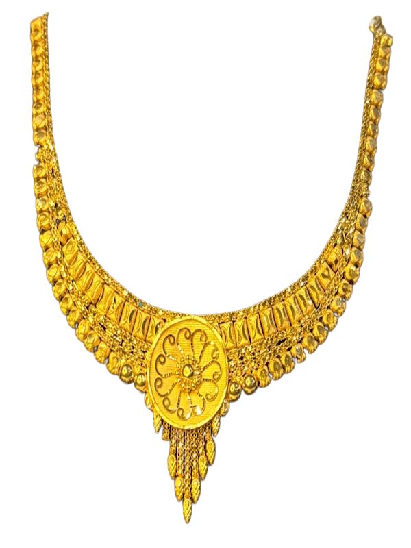 Vamika Round Nakshi Drop Necklace - Image 1