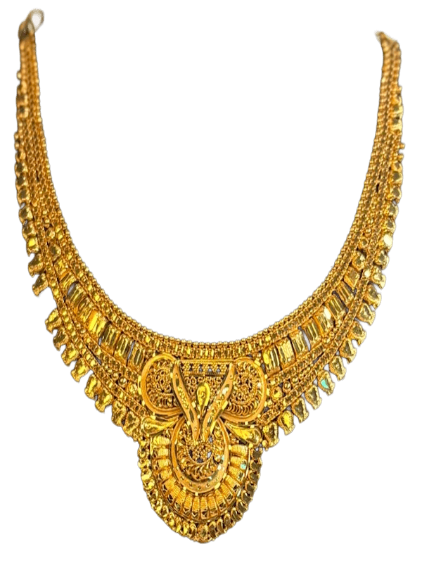 Aarvika Temple Crest Necklace - Image 1
