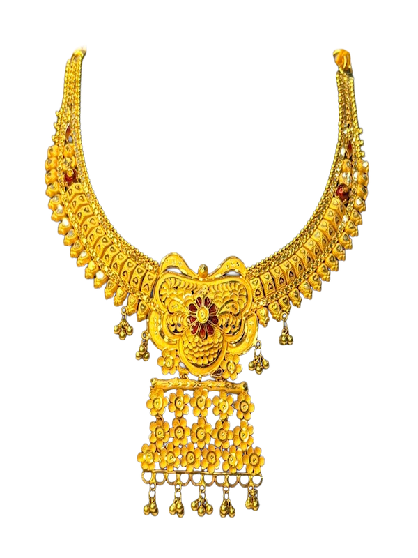 Rajsi Floral Pendant Necklace - Image 1