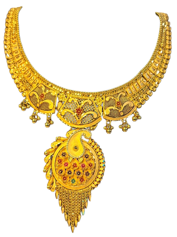 Morika Peacock Pendant Gol Haar - Image 1