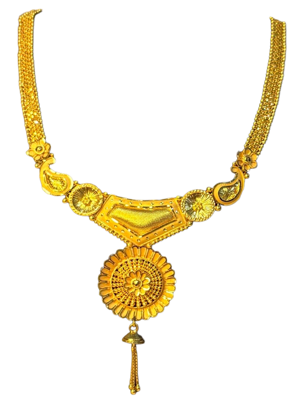 Surmayi Floral Drop Gol Haar - Image 1