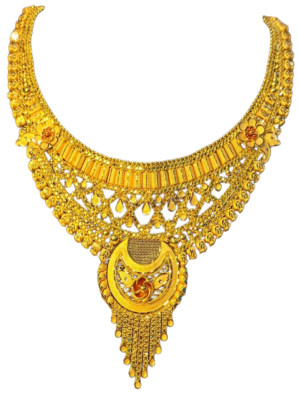Chandrarekha Layered Drop Necklace - Image 1