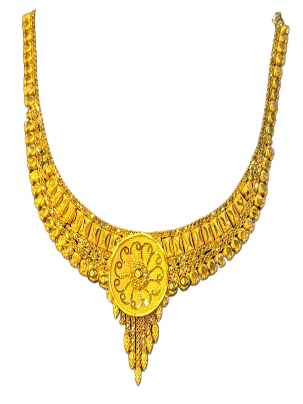 Vamika Round Nakshi Drop Necklace - Image 1