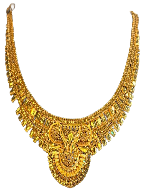 Aarvika Temple Crest Necklace - Image 1